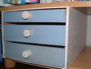 素麺の箱で引き出し収納