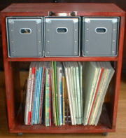 楽譜収納ラック(ピアノから引き出すとこんな風)